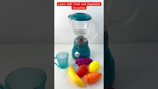 Learn Fruits and Vegetables for Kids with a Smoothie | Like & Subscribe 🥰