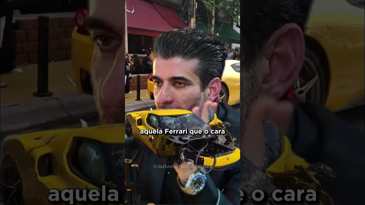 TCar sobre Ferrari amarela que bateu!