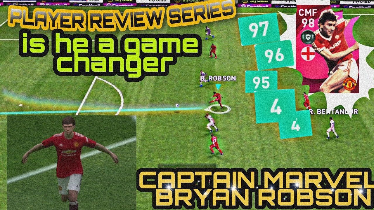 A RARE TYPE OF PLAYER • 98 Rated Iconic Robson short Review | Pes 2021 mobile👍🏻