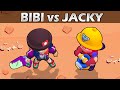 BIBI vs JACKY | 1vs1 | 18 Tests | Brawl Stars