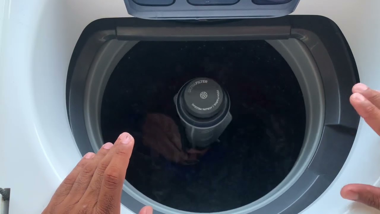 Led13 ciclo normal / nível baixo / agitação turbo / enxágue único #led13 #electrolux #laundry 