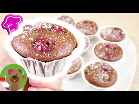 Video: Hoe Maak Je Een Kersen-chocolade Muffin