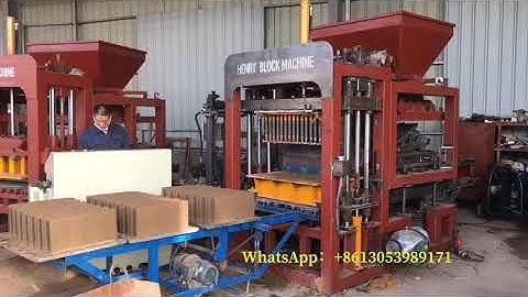 QT4-20 4 inch block fully automatic concrete hollow interlocking block machine test for shipping