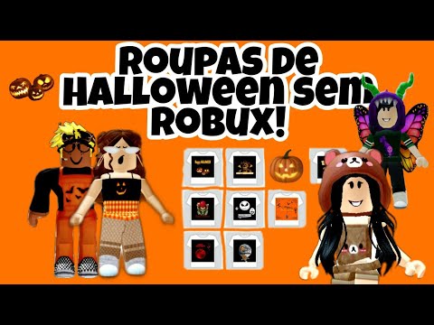 Como Fazer Roupas De Halloween No Roblox Sem Robux Youtube - fotos de roupa de robux