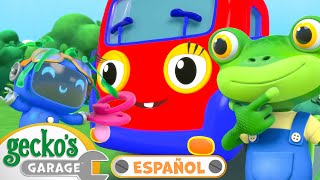 Baby Truck pierde su chupete | 🐸 Garaje de Gecko | Carros para niños | Vídeos educativos