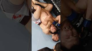 Usman Nurmagomedov choked out his opponent in front of Khabib! 👀#UFC321 #UFC #UFCIndia