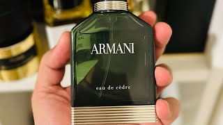 من اجمل عطور الشاهي الاسود  ارماني سيدار Armani Eau de Cèdre