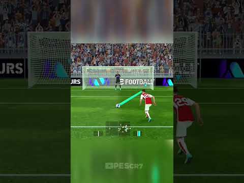 Arsenal f.c. penalty kick goal in pes #football #efootball2024 #efootball #dribbling #short #shorts