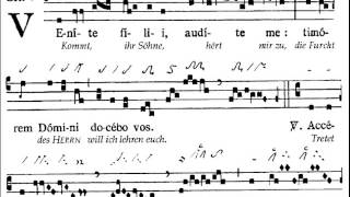 Graduale Venite filii, Dominica XIII TpA (13 TO)