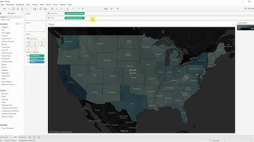 Toggle Map with Parameter Actions with Tableau Software - Skill Pill