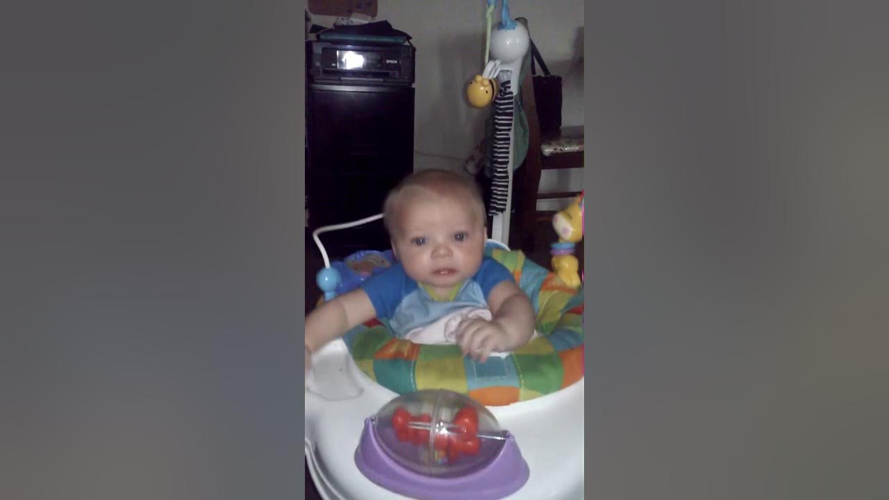 Jonathan Thayer IV in his bouncer! YouTube