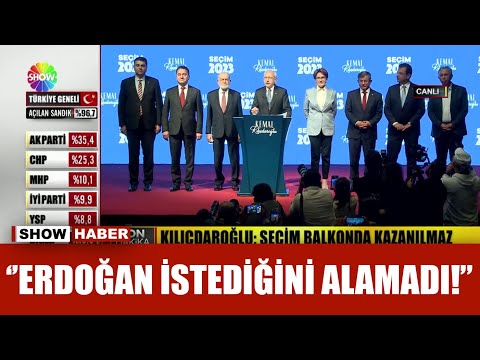 Kılıçdaroğlu: ''Seçim balkonda kazanılmaz''