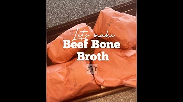 Easy Home Made Beef Bone Broth