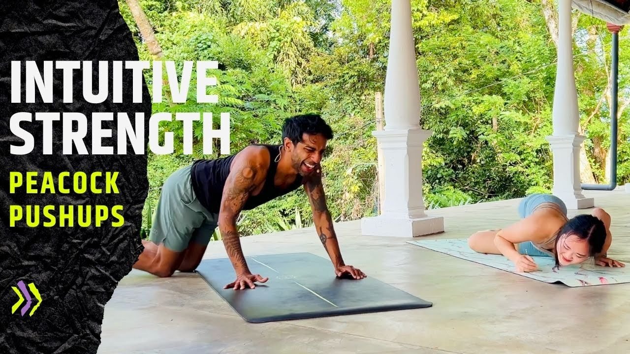 Still from Intuitive Strength: Partner Challenge | Peacock Pushups with a Friend