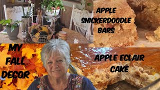 2 Delicious Apple recipes!Sharing some of my Fall Decor!