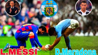 lionel Messi vs Diego Maradona ● Best Goals
