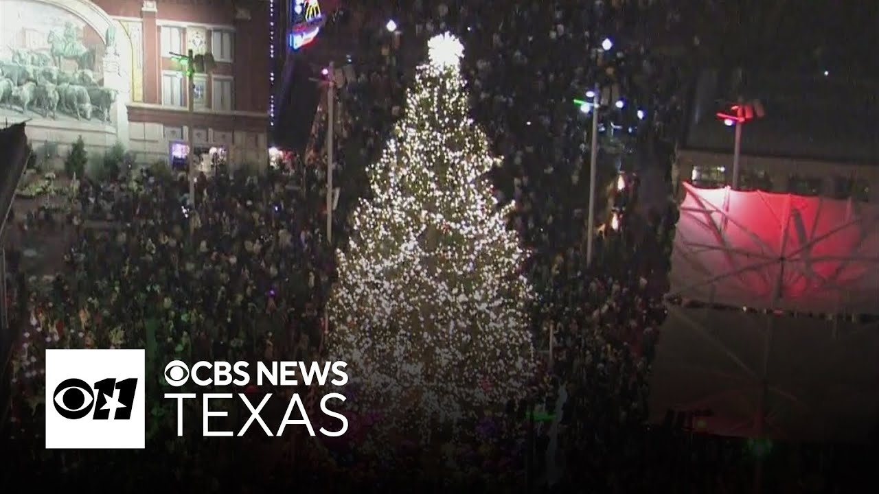 The lights are on! Tree lighting ceremony at Fort Worth Sundance Square