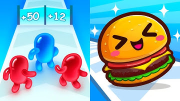 Join Blob Clash 3D vs Food Run Walkthrough Max Gameplay BMG136