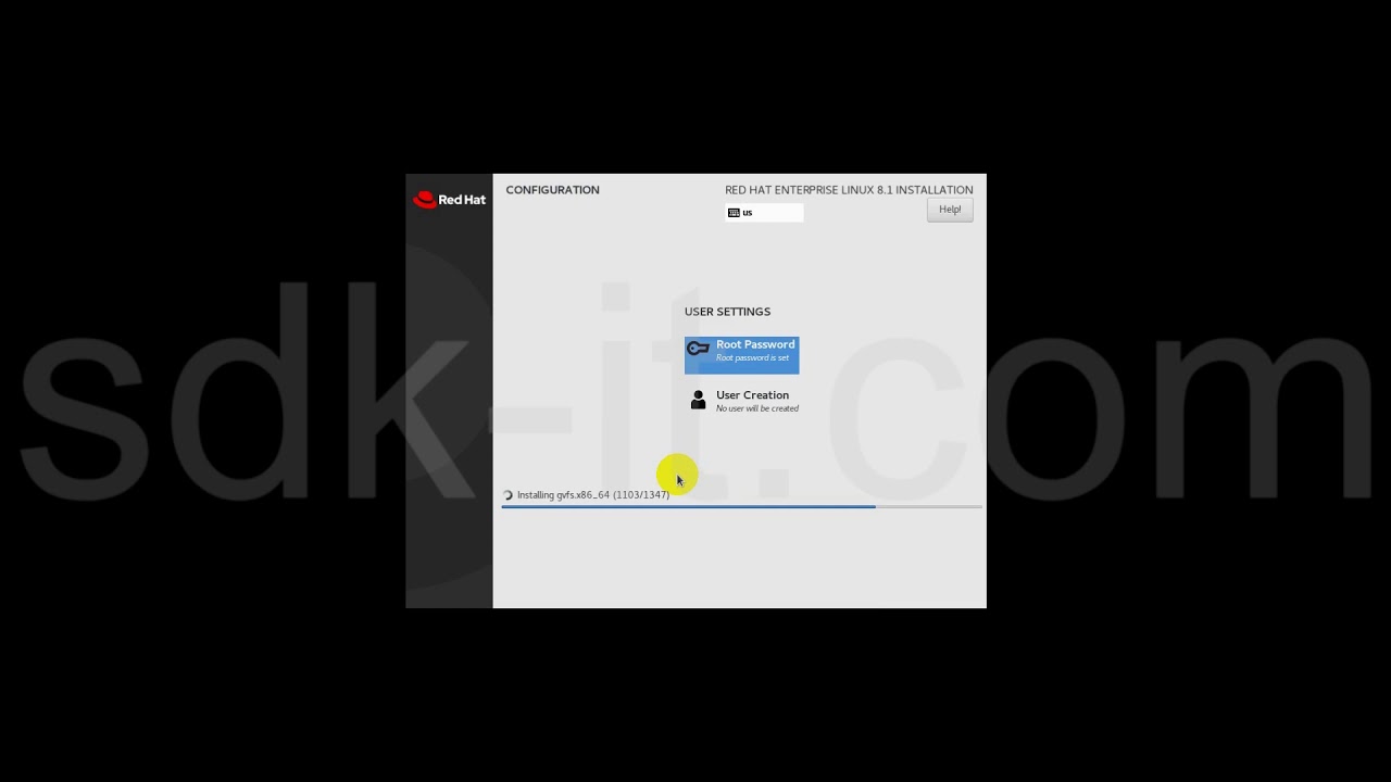 How to Install Red Hat Enterprise Linux Server 8.1 with GUI - YouTube