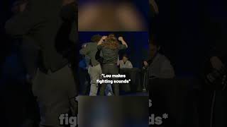 Lou Does Fight Choreo. #comedy #livecomedy #actionmovie #stunts
