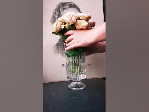 вазы на ножке для не высоких цветов чудо, как хороши💕 - YouTube