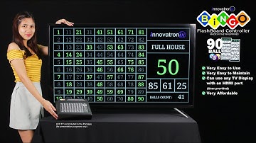 Innovatronix Bingo Flashboard Controller - UK version 90 Balls