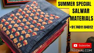 Festival Collection Dress Material Designs | NEIDHAL.COM | WhatsApp +917401184012 | SEP 13 #3875 screenshot 1