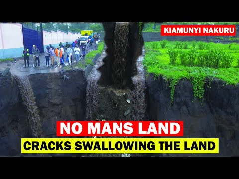 The Cracks in Kiamunyi Nakuru Are Waterways, Folks Should NEVER Build Here! Period