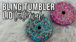 Rhinestone Lid Tutorial