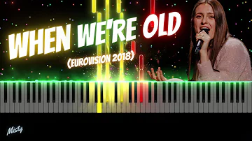 Ieva Zasimauskaitė - When We're Old (Eurovision - Lithuania, 2018) || Piano