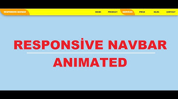 Responsive Navbar-Navigation Bar Menu Tutorial  Using jquery css3