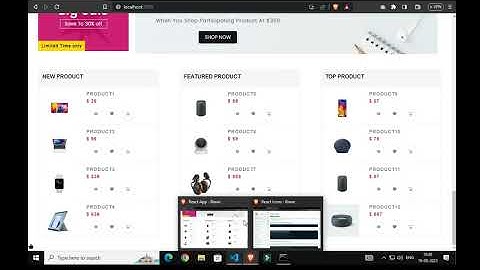 E-commerce website using React JS part 4 | react ecommerce website | #reactjs #ecommerce #website