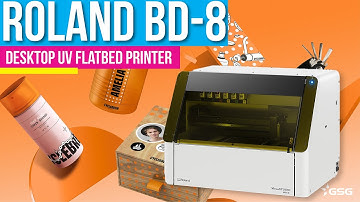 The NEW Roland BD 8  UV Printer | UV Printing ON GLASS