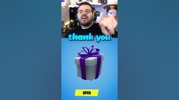 Fortnite Sent Me a Gift...