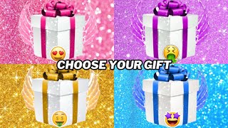 Choose Your Gift from 4 🎁😍💗💜💙👑😘 4 gift box challenge | #4giftbox #pickonekickone #wouldyourather