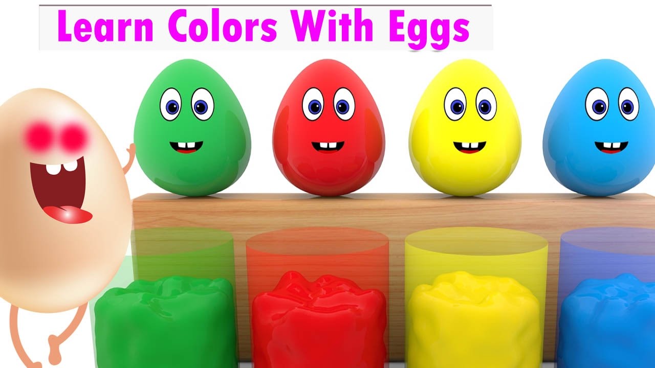 Learn Colors With Eggs Baby Toys ✔️ - Colors for Children to Learn