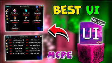 Utility UI Client V4.1 Mcpe 1.19 | Best Ui Client For Minecraft Pocket Edition |Utility Ui Mcpe 1.19