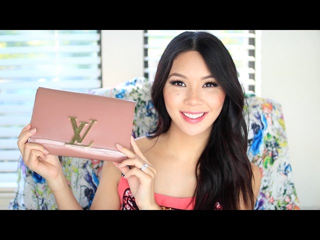 Louis Vuitton Vernis Lisse Louise Clutch with Chain