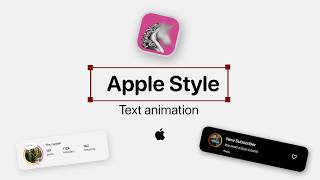 Apple Style Text Bounce Animation in EffectCraft Part 1| EffectCraft Tutorial Guide