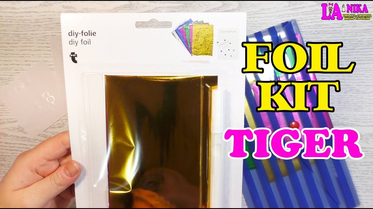 Proviamo insieme Il KIT FOIL di TIGER della Collezione di Febbraio 2019  By Nika