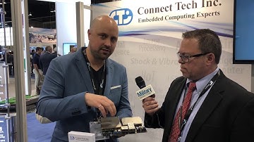 Connect Tech Booth Video with Military Embedded Systems at AUVSI Xponential 2018