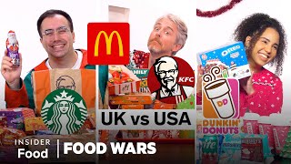 Us Vs Uk Christmas Special 2023 | Food Wars | Insider Food