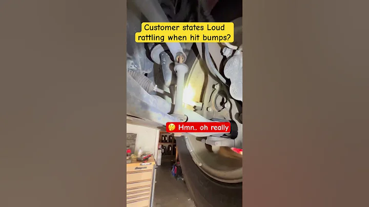 Customer states loud rattle noise when hit bumps? #youtubeshorts #shorts #tips