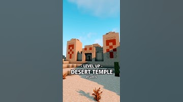 Desert Temple Upgrade - Ideas | Minecraft #shorts #minecraft #minecraftshorts #minecraftbuilding