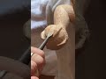 木の中から龍を彫り出す　荒彫りから中彫りまで　#woodart #woodscraft #木彫