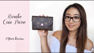 LOUIS VUITTON ROSALIE COIN PURSE; in-depth review and sharing what fits  inside