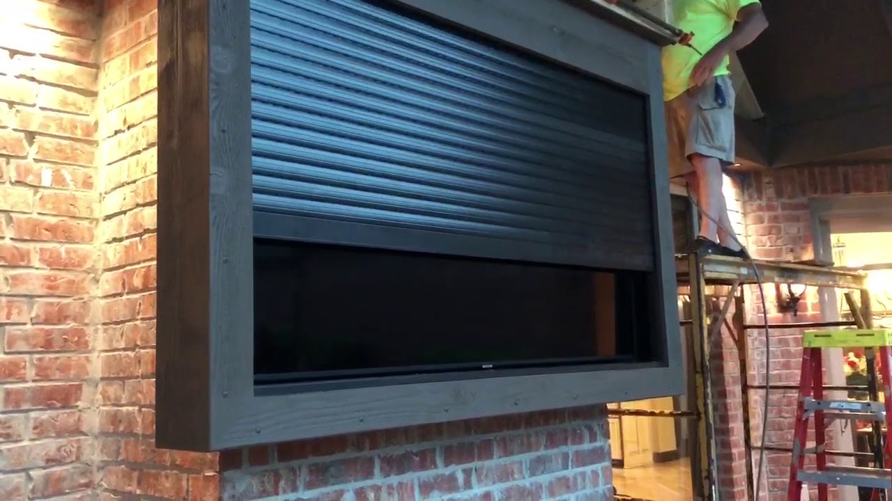 Outdoor Tv Enclosure Youtube