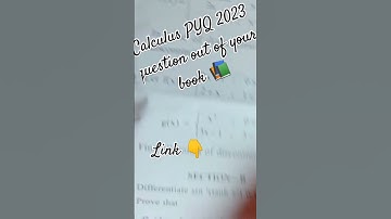 Calculus PYQ GNDU #bsc #exam