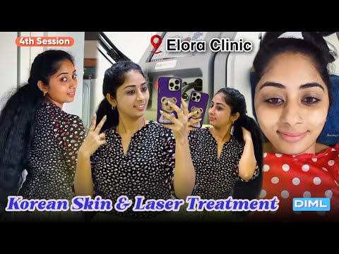 KOREAN SKIN & LASER TREATMENT AT ELORA CLINIC || 4th SESSION || GRWM || DIML ||@SharmysVlogs