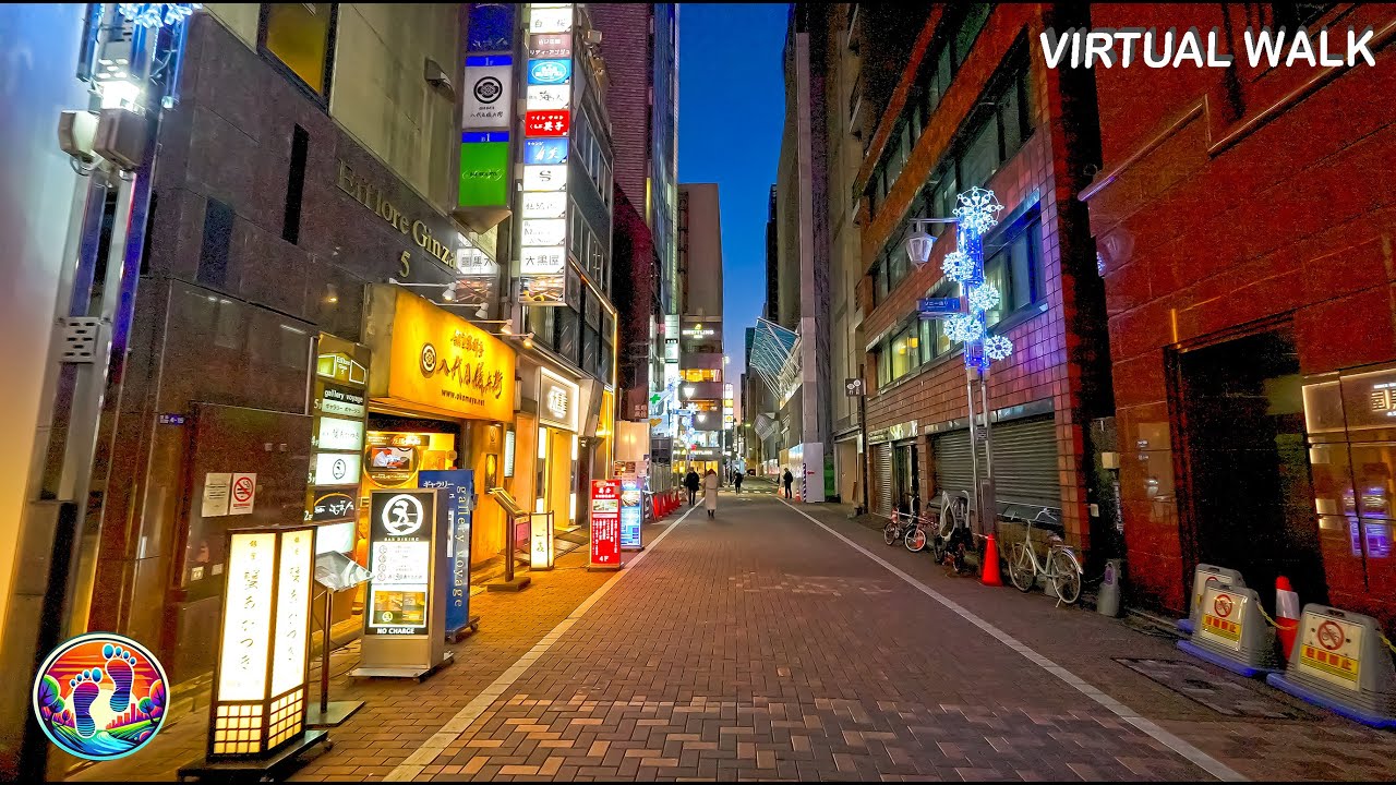 Tokyo Midtown Hibiya To Ginza • Night Walk • Winter Illumination 2026 日比谷・銀座   4KSDR